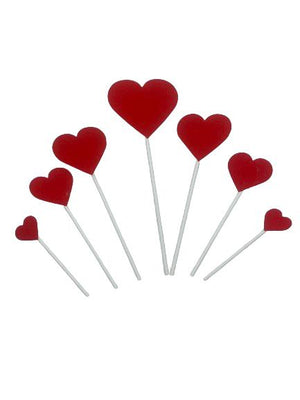 Cardboard Valentine Hearts
