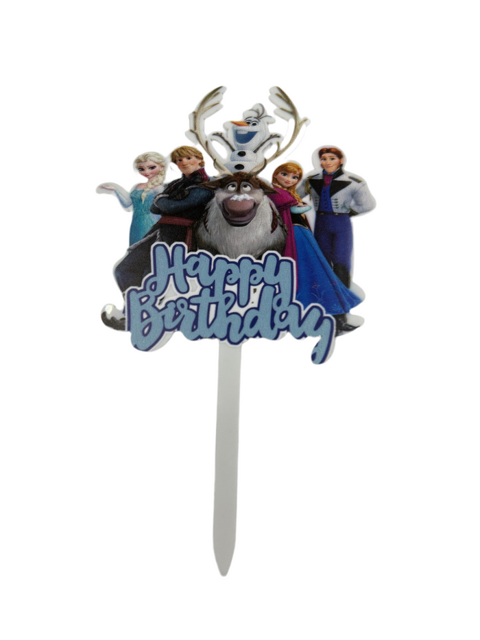 Nr416 Acrylic Cake Topper Frozen