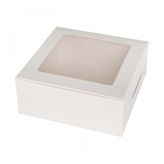 White Cake Box