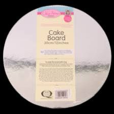 30cm Cake Board Base Silver