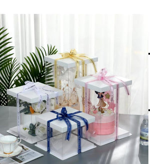 26x26x18cm White Cake Box