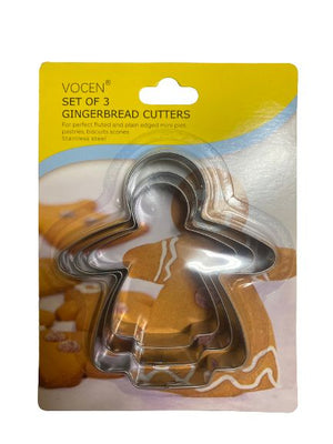 Vocen  Metal Cutter Gingerbread 3piece