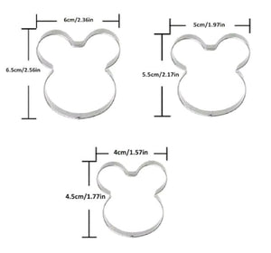 3pc Metal Cookie Cutter Frogs