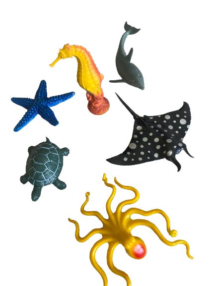 Plastic Cake Topper Under the Sea