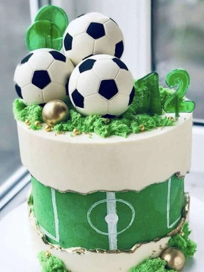 Cake Topper Plastic Soccer Ball