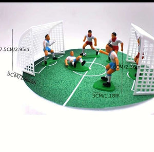 Cake Topper Plastic Soccer Football