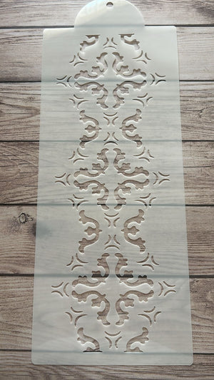 Scroll Cake Decorating Stencil