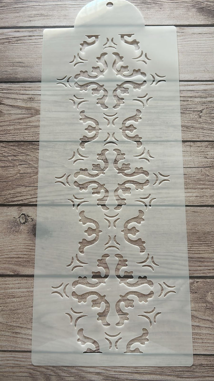 Scroll Cake Decorating Stencil