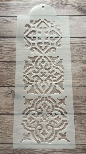 Scroll Cake Decorating Stencil