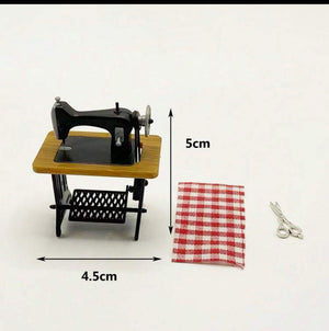 Cake Topper Plastic Sewing Machine