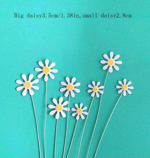 Cake Topper Small Daisy Paper