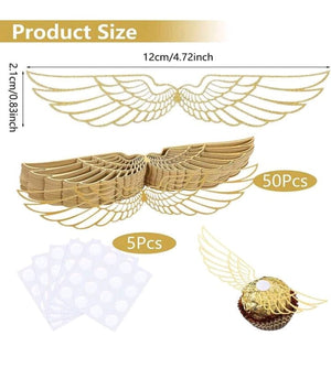 Cardboard Cupcake Topper Wings