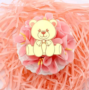 Cake Topper Acrylic Teddy