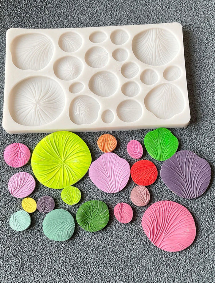 Silicone Mould Mushroom Texture Lotus Leaf