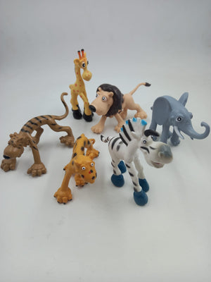 Plastic Cartoon Wild Animals