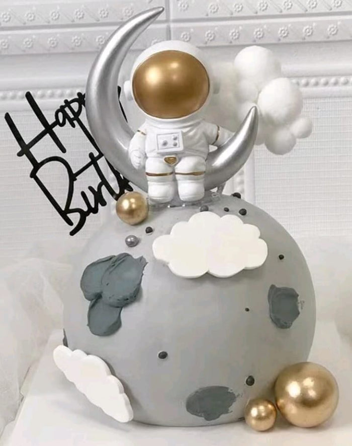 Cake Topper Plastic Astronaut