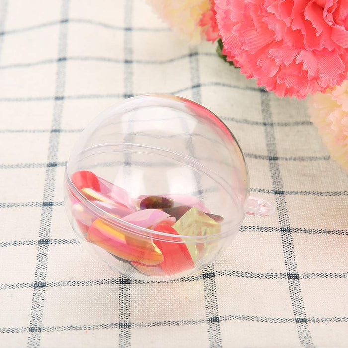 Empty Plastic Bauble Ball 5pcs