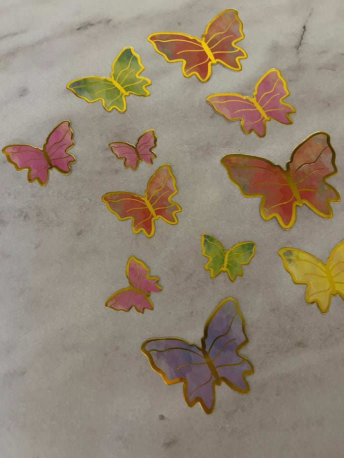 Cardboard Butterflies Cake Topper Mix