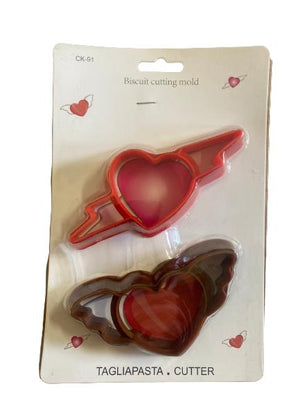 CK-91 Plastic Cookie Cutters Hearts
