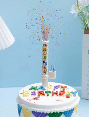 Cake Decoration Surprise Spray Painting Candle