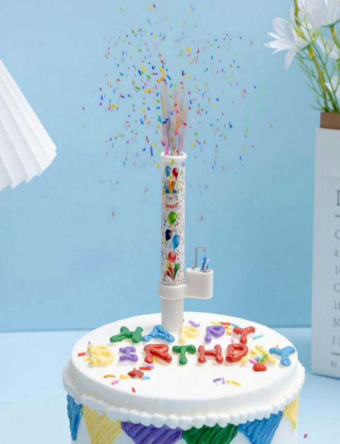 Cake Decoration Surprise Spray Painting Candle