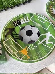 Paper Plates Soccer 10pc