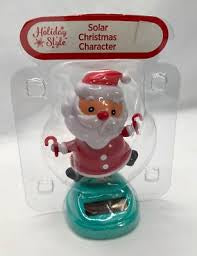 Christmas Solar Wobbler Santa