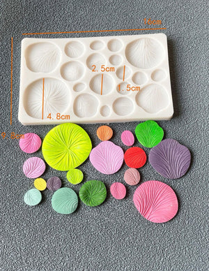 Silicone Mould Mushroom Texture Lotus Leaf