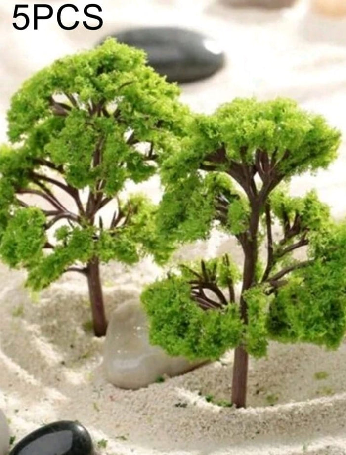 5pc Cake Topper Plastic Tree