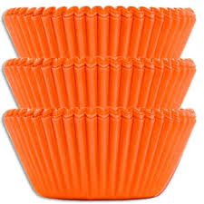 Orange Cupcake Wrappers
