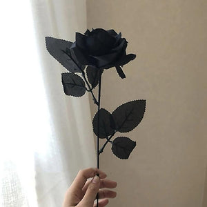Artificial Black Rose
