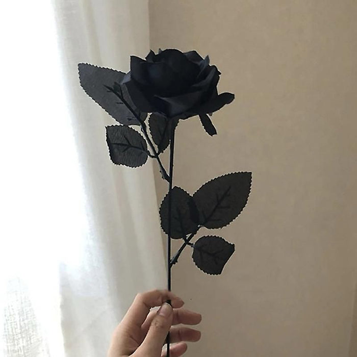 Artificial Black Rose