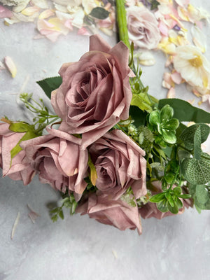 Artificial Flower Bunch Rose