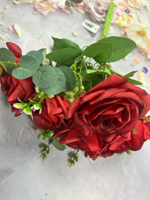 Artificial Flower Bunch Rose