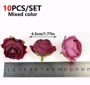 Cake Topper Artificial Mix Rose Head