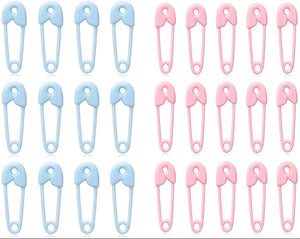12pc Baby Shower Plastic Diaper Safety Pin