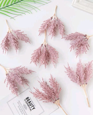Cake Topper Artificial Reeds Grass Flower