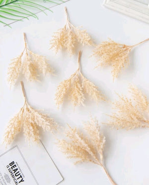 Cake Topper Artificial Reeds Grass Flower
