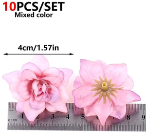 10pc Cake Topper Artificial Flower