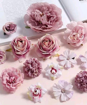 Cake Topper Artificial Flower Purpple
