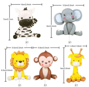 Cake Topper Wild One Jungle Animal