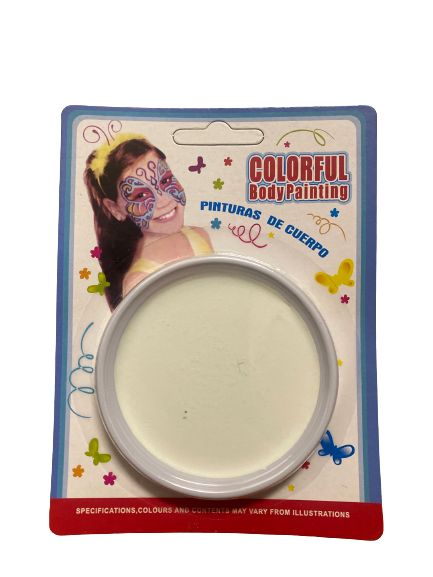 Colourful Body Face Paint White