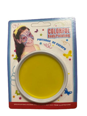 Colourful Body Face Paint Yellow