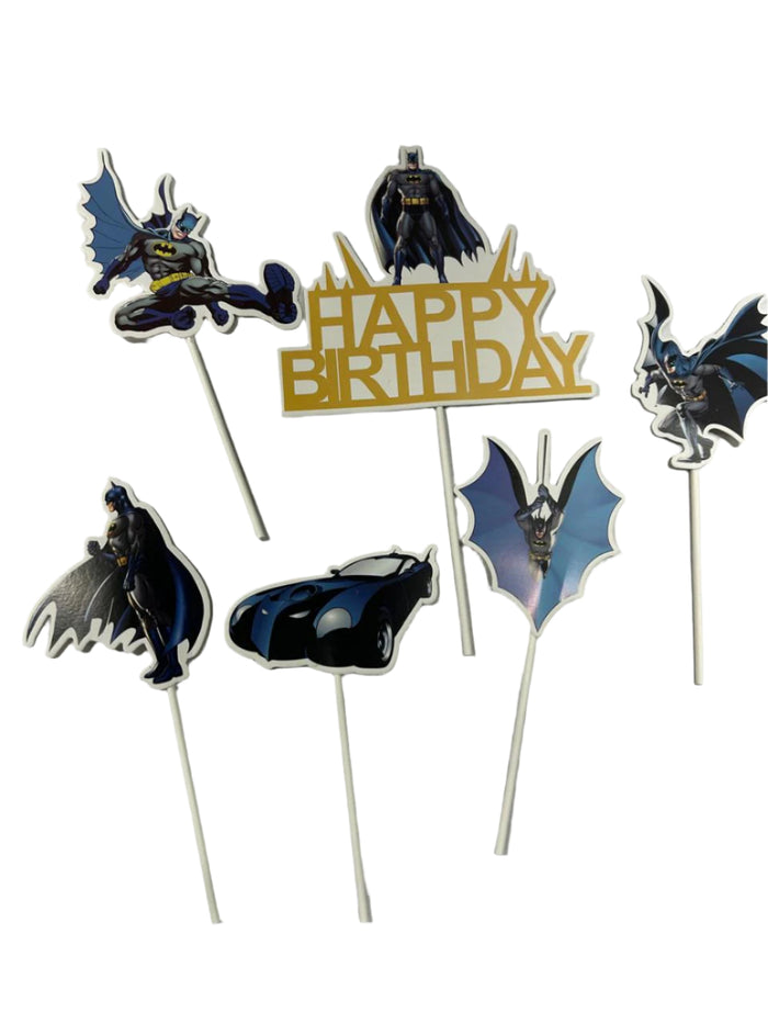 Batman Birthday Cardboard Cake Topper