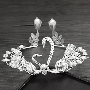 Crown Tiara Cake Topper Swan