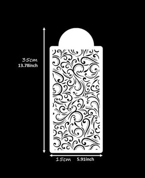 Cake Decorating Stencil Lace Scroll  828-16