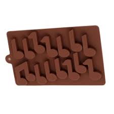 Nr134 Silicone Mould Chocolate Music Note