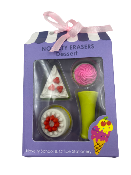 Erasers Set in a Box