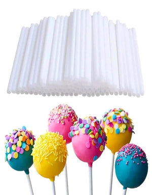 Plastic Lollipop Sticks 100pc