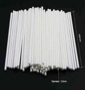 Plastic Lollipop Sticks 100pc